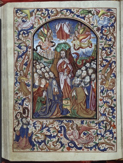 LIBRO HORAS ISABEL CATOLICA F72V-ASCENSION DE JESUS
SAN LORENZO DEL ESCORIAL, MONASTERIO-BIBLIOTECA
MADRID

This image is not downloadable. Contact us for the high res.