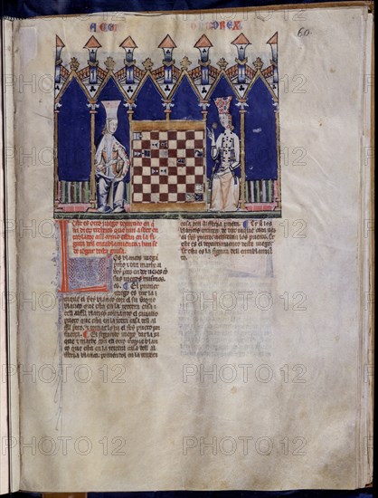 ALFONSO X EL SABIO 1221/84
LIBRO DE JUEGOS - PG 60 -
SAN LORENZO DEL ESCORIAL, MONASTERIO-BIBLIOTECA
MADRID