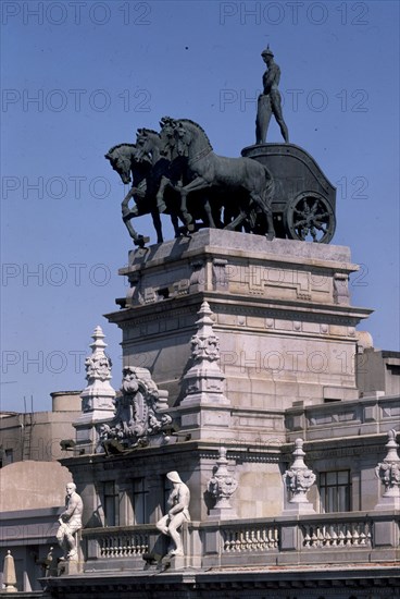 BASTERRA HIGINIO 1876/1957
EDIFICIO BANCO BILBAO CALLE ALCALA - CUADRIGA
MADRID, BANCO BILBAO VIZCAYA-ALCALA
MADRID