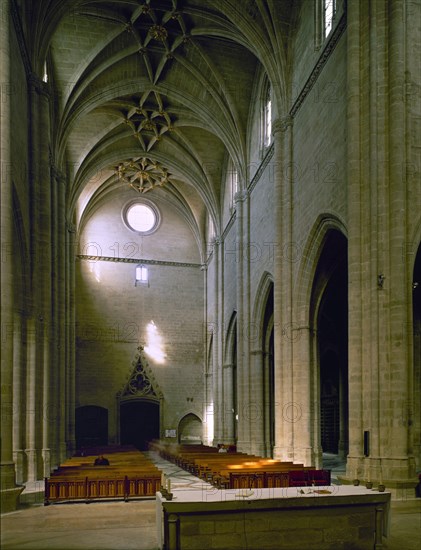 NAVE PRINCIPAL DESDE DETRAS DEL ALTAR MAYOR
HUESCA, CATEDRAL
HUESCA

This image is not downloadable. Contact us for the high res.