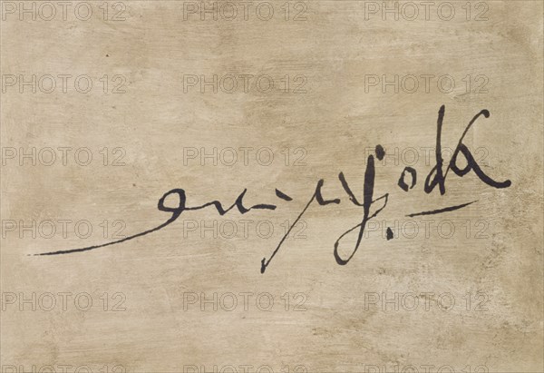 Signature de Christophe Colomb