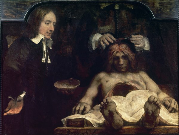 Harmenszoon Van Rijn Rembrandt, dit Rembrandt (1606-1669)
LECCION DE ANATOMIA POR DOCTOR J. DEYMAN
AMSTERDAM, RIJKSMUSEUM
HOLANDA