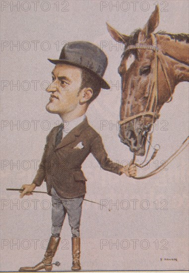 JOSEPH ALOIS SCHUMPETER (ECONOMISTA AUSTRIACO) 'CARICATURA' (1883/1950)