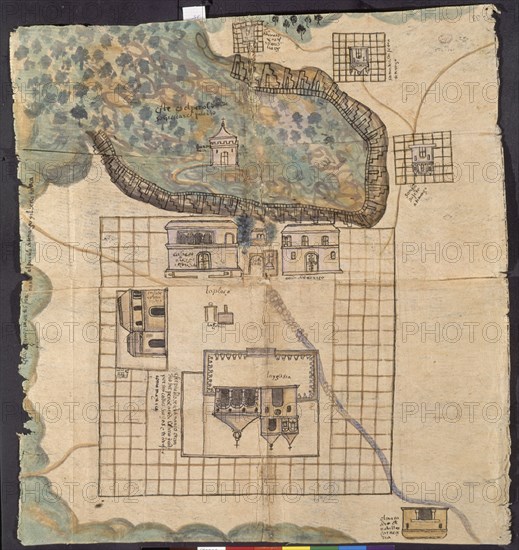 MAPA-PUEBLO DE TEUTENANGO 1582
SEVILLA, ARCHIVO INDIAS
SEVILLA

This image is not downloadable. Contact us for the high res.