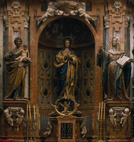 MENA PEDRO DE 1628/1688
CAPILLA OBISPO SALAZAR-RETABLO INMACULADA
CORDOBA, CATEDRAL
CORDOBA