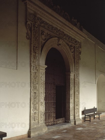 SILOE DIEGO DE 1495/1563
PUERTA DEL CLAUSTRO-RENACENTISTA
GRANADA, MONASTERIO DE SAN JERONIMO
GRANADA