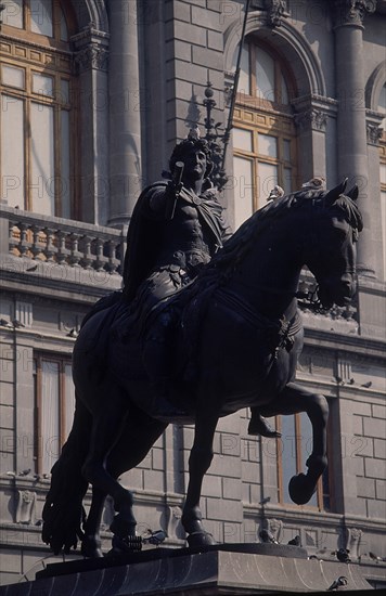 TOLSA MANUEL 1757/1816
ESCULTURA DE CARLOS IV BORBON REY DE ESPAÑA E INDIAS
MEXICO DF, EXTERIOR
MEXICO