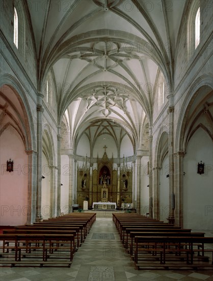 IGLESIA-INTERIOR HACIA LA CABECERA-GOTICO-BOVEDA DE CRUCERIA
ALMAGRO, CONVENTO DE LA ASUNCION DE CALATRAVA
CIUDAD REAL

This image is not downloadable. Contact us for the high res.