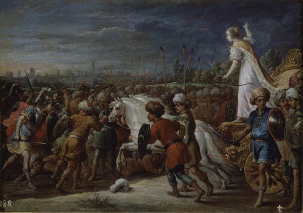 Teniers (le jeune), Armide dans la bataille