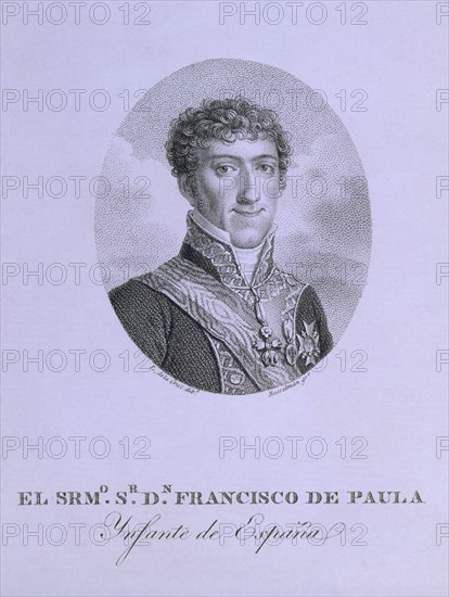 CRUZ Y RIOS LUIS DE 1776/1853
GRABADO-INFANTE DON FRANCISCO DE PAULA
MADRID, BIBLIOTECA NACIONAL
MADRID

This image is not downloadable. Contact us for the high res.