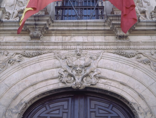 GIL DE HONTAÑON RODRIGO 1505-77
DETALLE DEL ARCO DE LA FACHADA DE LA UNIVERSIDAD DE ALCALA DE HENARES - 1541-53
ALCALA DE HENARES, UNIVERSIDAD
MADRID