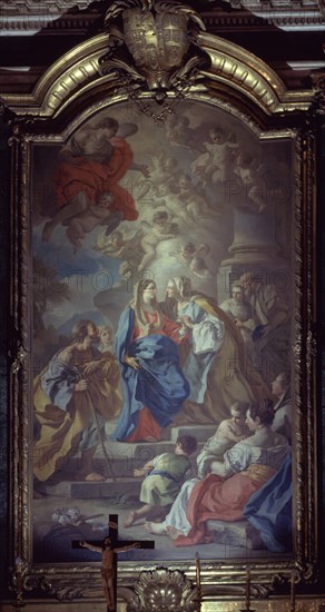 MURA FRANCESCO 1696/1784
VISITACION DE LA VIRGEN MARIA A SU PRIMA SANTA ISABEL- PINTURA BARROCA- S XVIII
MADRID, SALESAS REALES
MADRID

This image is not downloadable. Contact us for the high res.