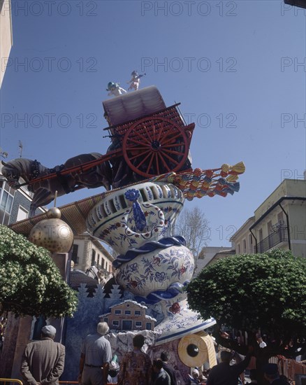 FALLA EN LAS FIESTAS DE SAN JOSE
DENIA, FALLAS DEL 2000
ALICANTE

This image is not downloadable. Contact us for the high res.