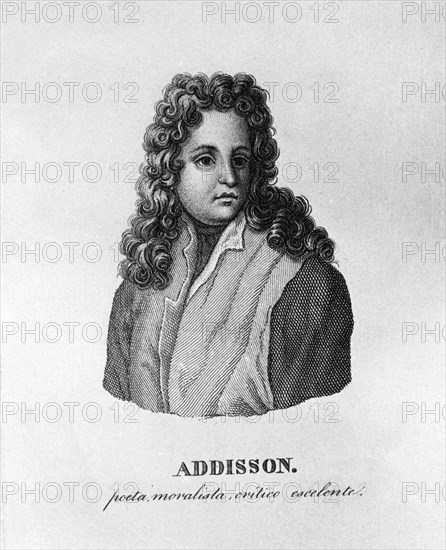 RETARTO DE JOSEPH ADDISON (1672/1719)- ENSAYISTA POETA Y POLITICO INGLES
MADRID, BIBLIOTECA NACIONAL
MADRID