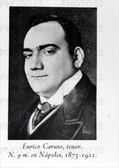 ENRICO CARUSO (1873/1921) - TENOR DRAMATICO ITALIANO
MADRID, COLECCION PARTICULAR
MADRID