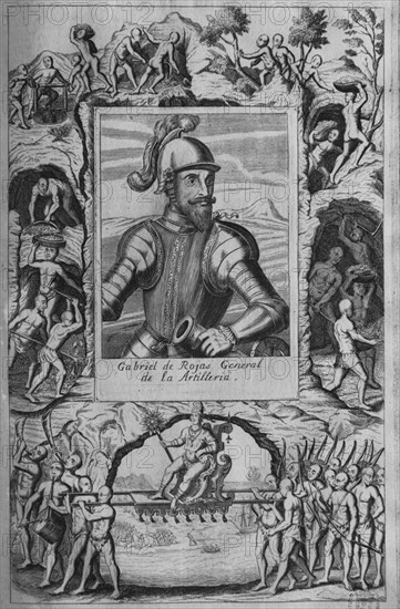 HERRERA Y TORDESILLAS ANTONIO 1549/1625
GABRIEL DE ROJAS - GENERAL DE LA ARTILLERIA
MADRID, BIBLIOTECA NACIONAL ESTAMPAS
MADRID

This image is not downloadable. Contact us for the high res.