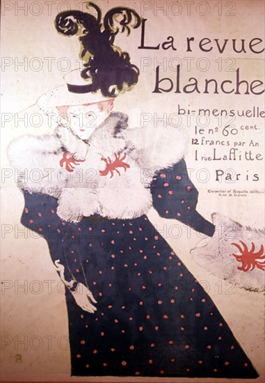 TOULOUSE LAUTREC 1864/1901
LA REVUE BLANCHE - 1895 - 130x95
ALBI, MUSEO TOULOUSE LAUTREC
FRANCIA

This image is not downloadable. Contact us for the high res.