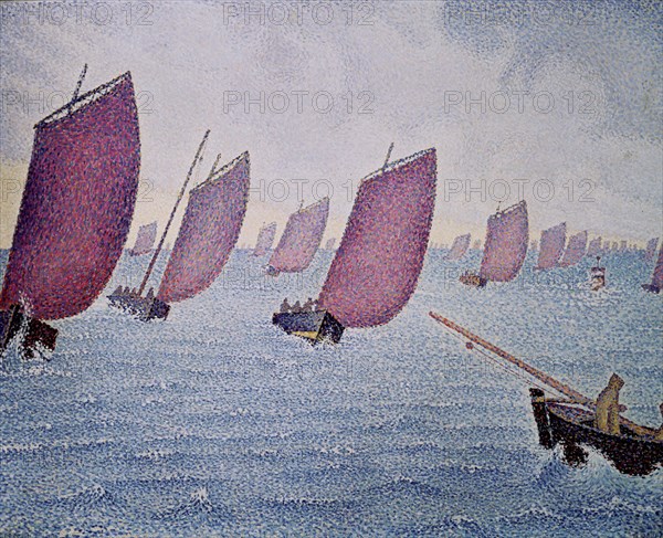 SIGNAC PAUL 1863/1935
BRISA EN CONCARNEAU - S XX - PUNTILLISMO - POSTIMPRESIONISMO FRANCES

This image is not downloadable. Contact us for the high res.