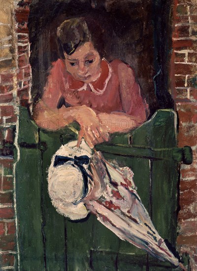 SOUTINE CHAÏM 1894/1943
MUJER CON UNA SOMBRILLA - S XX - EXPRESIONISMO FRANCES
PARIS, COLECCION J GUERIN
FRANCIA

This image is not downloadable. Contact us for the high res.