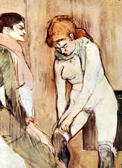 TOULOUSE LAUTREC 1864/1901
R- MUJER SUBIENDOSE LAS MEDIAS - 1894 - OLEO/CARTON - 58x46 - NEOIMPRESIONISMO FRANCES
PARIS, MUSEO DE ORSAY
FRANCIA

This image is not downloadable. Contact us for the high res.