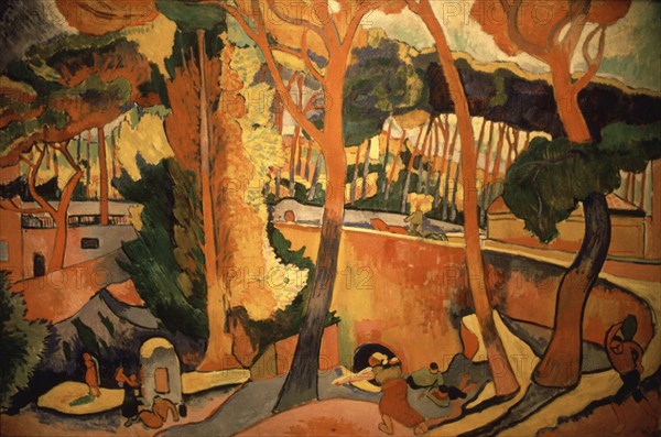 DERAIN ANDRE 1880/1954
EL CAMINO EN CURVA-L'ESTAQUE-1906-       130x195 cm
HOUSTON-TEXAS, MUSEO BELLAS ARTES
EEUU