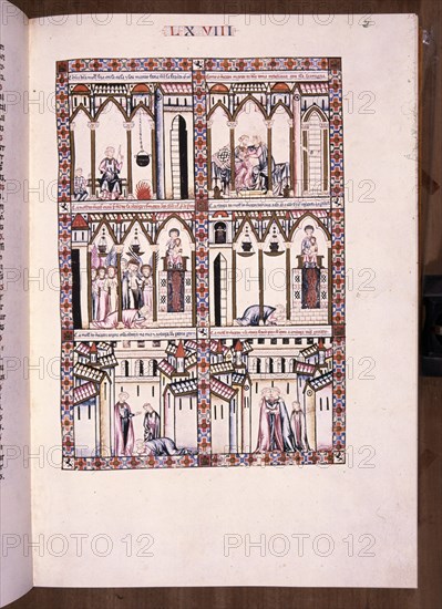 ALFONSO X EL SABIO 1221/84
MTI1-CANTIGA STA MARIA Nº68- F101R-RECONCILIACION DE MUJERES RIVALES EN AMORES-SIGLO XIII
SAN LORENZO DEL ESCORIAL, MONASTERIO-BIBLIOTECA
MADRID