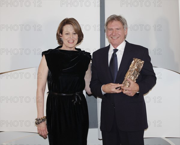 Sigourney Weaver and Harrison Ford, 2010