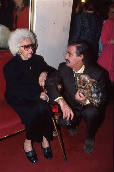 Jean-Paul Belmondo et sa mère