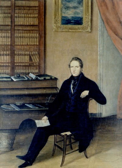 Portrait de Pierre Verne, père de Jules Verne