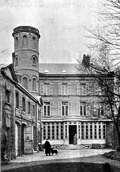 Villa at Amiens, where novelist Jules Verne used to live