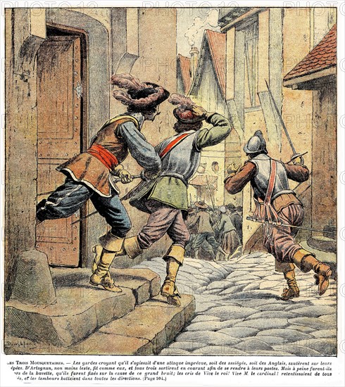 Illustration in 'The Three Musketeers'