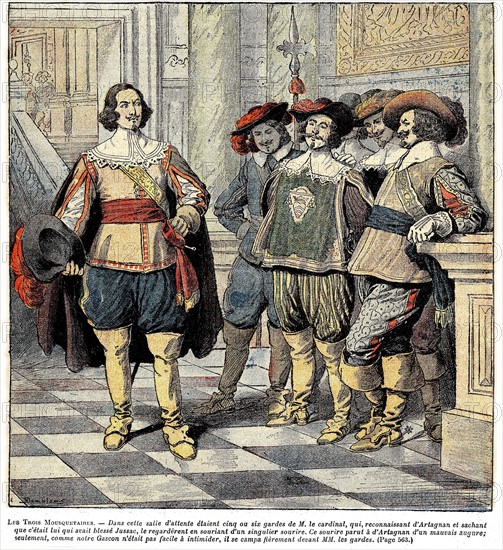 Illustration in 'The Three Musketeers'