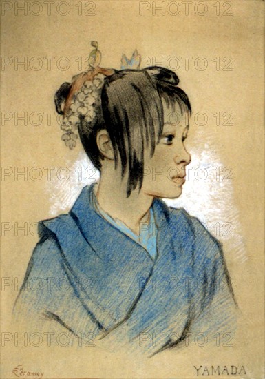 Japon, Jeune fille de Yamada