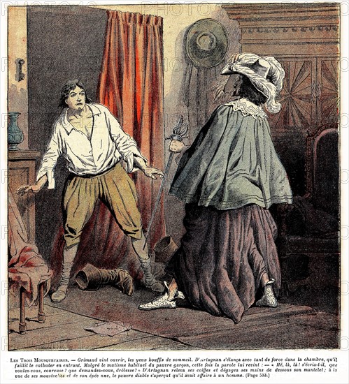 Illustration in 'Three Musketeers'