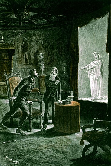 Illustration in 'The Carpathian Castle'