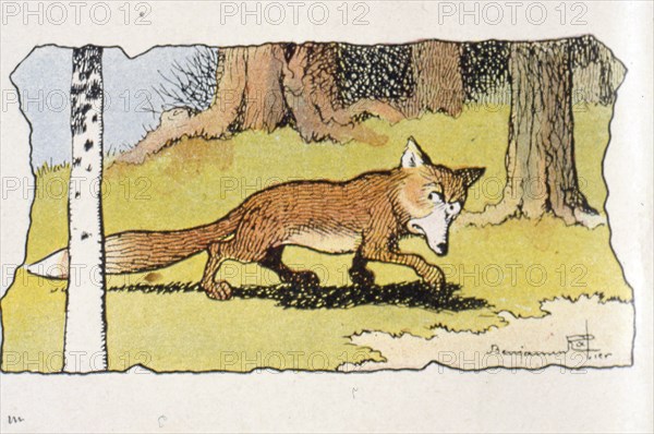 Illustration of La Fontaine's Fables