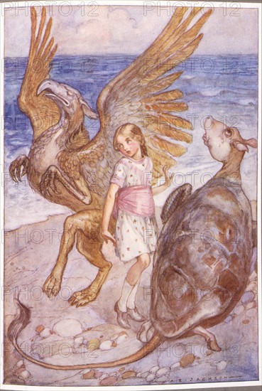 Alice au pays des merveilles, illustration de A.E. Jackson