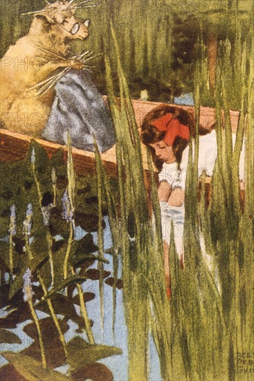 Alice au pays des merveilles, illustration de Bessie Pease Gutmann