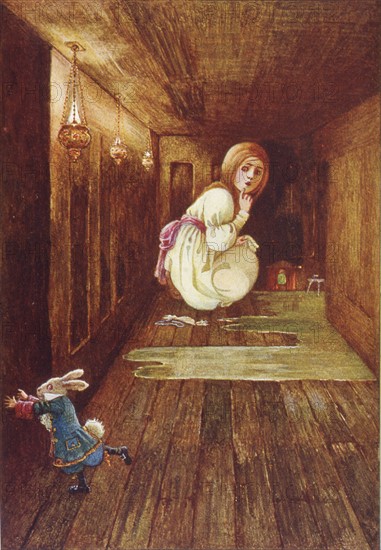 Alice in Wonderland, illustration by Sowerby