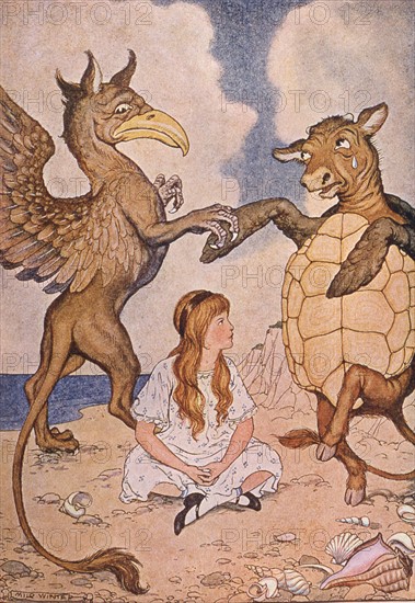 Alice in Wonderland, illustration by Milo Winter