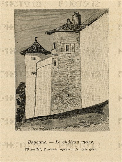 Illustration from 'En voyage. Alpes et Pyrénées', by Victor Hugo