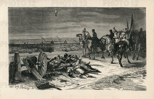 Illustration de "l'Année terrible", de Victor Hugo