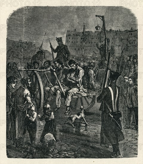 Illustration from 'Le Dernier Jour d'un condamné', by Victor Hugo