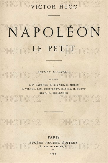 Illustration de "Napoléon le Petit", de Victor Hugo