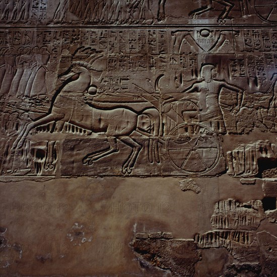 Karnak, Temple of Amon-Ra, north outer wall of the hypostyle hall