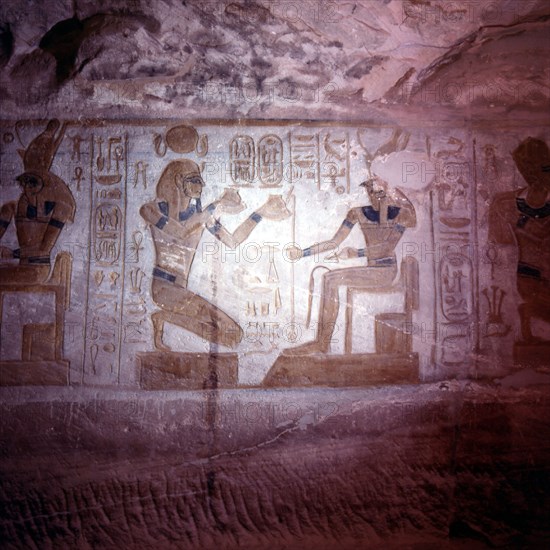 Abu Simbel, Large temple of Ramses II. Side room