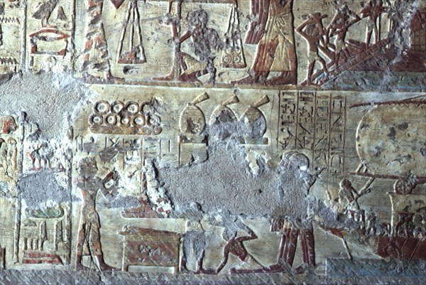 El Kab, Tomb of Paheri, Inventory of ingots