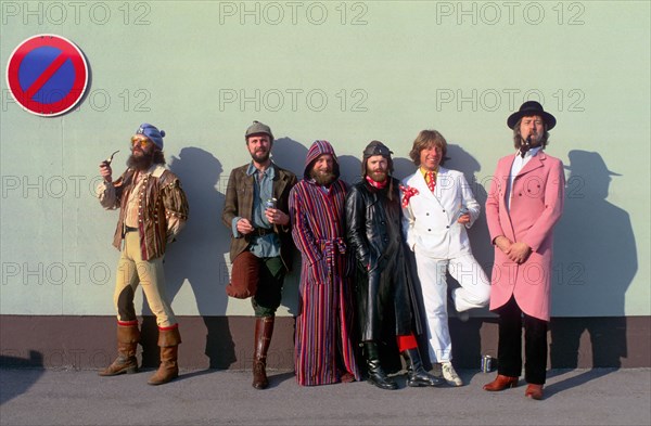 Le groupe de rock Jethro Tull, 1982