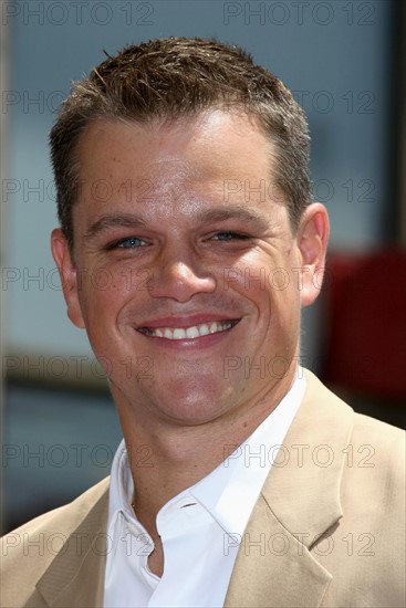 MATT DAMON, HOLLYWOOD WALK OF FAME