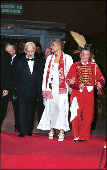 01/23/2001. The Monaco Circus Festival: prize ceremony.